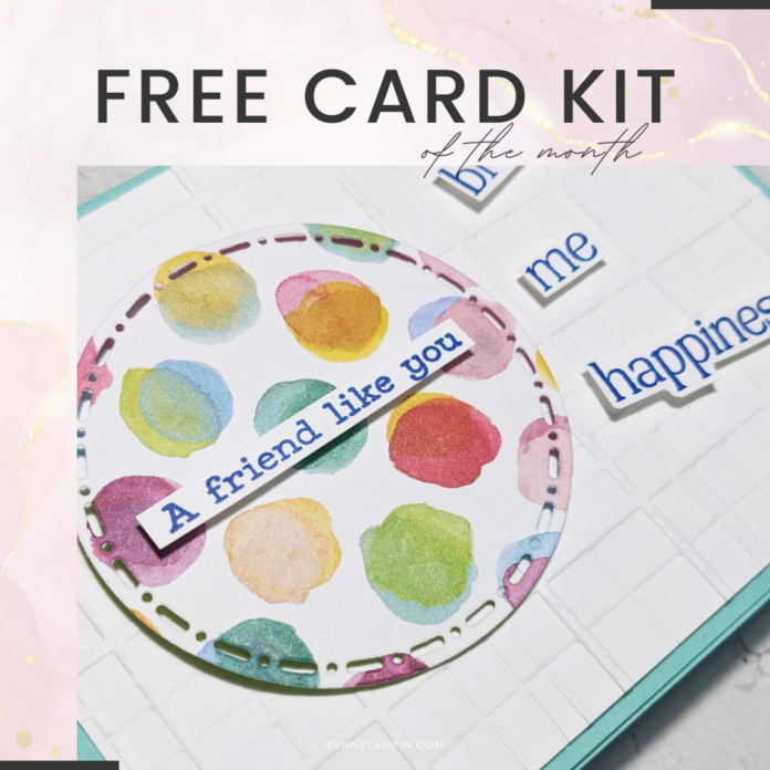 Shop with me this month and get a FREE CARD KIT