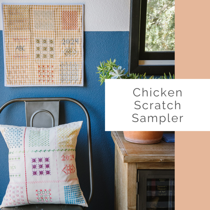 Join us for the Chicken Scratch Sampler Sew Along