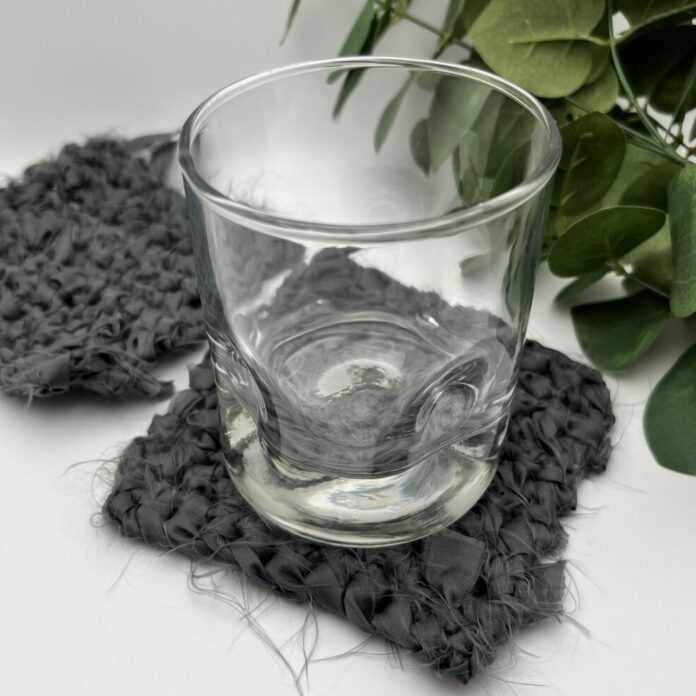 fabric yarn coaster