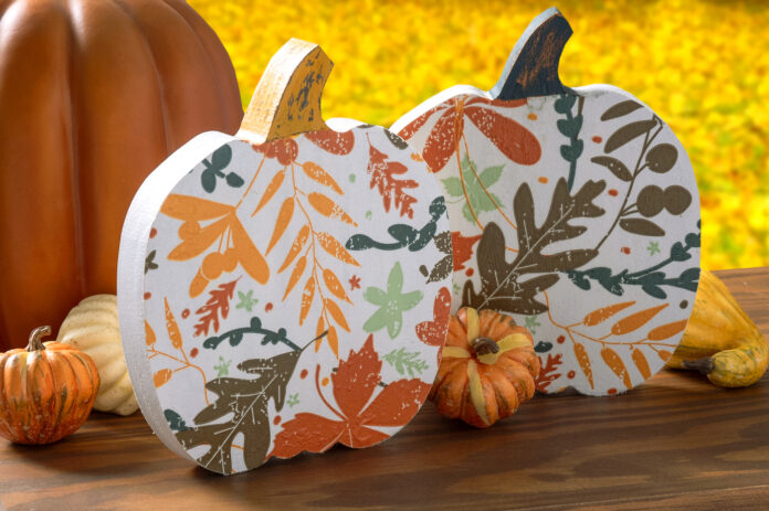 How to decorate and paint wood pumpkins