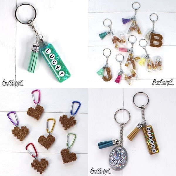 How to Make 10 Resin Keychain DIY Ideas for Beginners