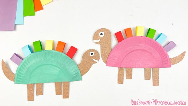 Easy Paper Plate Dinosaur Craft For Kids To Make