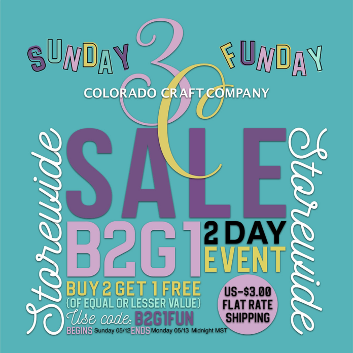 *WINNERS ANNOUNCED* One Day-B2G1 Buy 2 Get 1 Free Storewide (Sale Over) Sunday Funday Giveaway