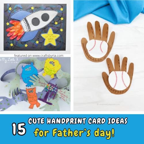 15 adorable Handprint Father’s Day Cards for Kids