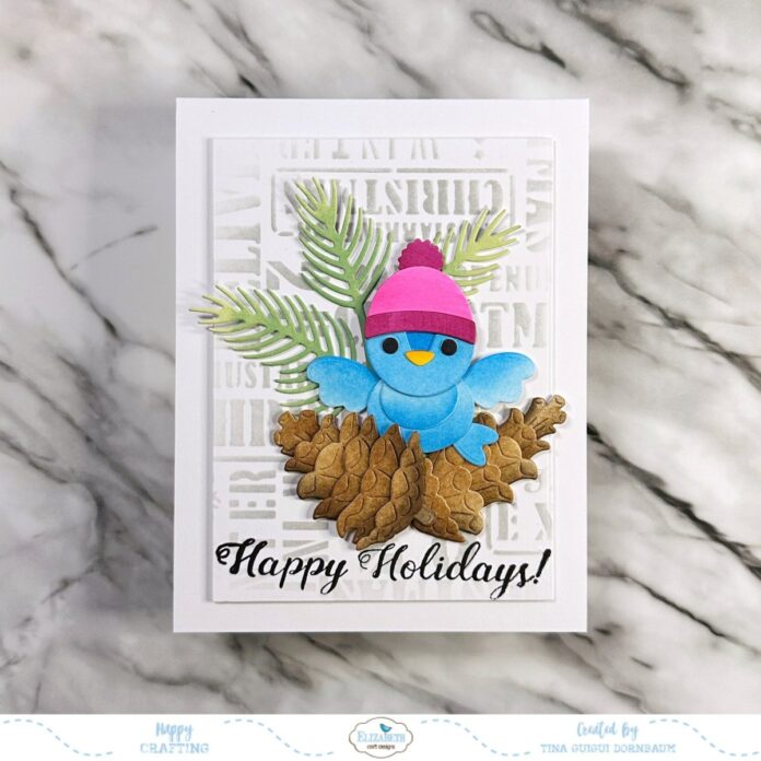 Happy Holidays! A2 Card – Elizabeth Craft Designs