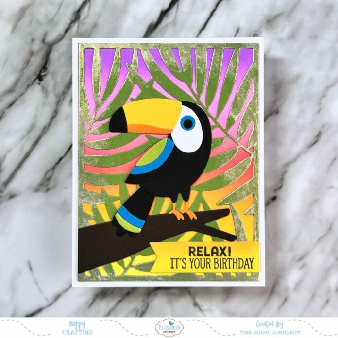 Relax It’s Your Birthday A2 Card – Elizabeth Craft Designs