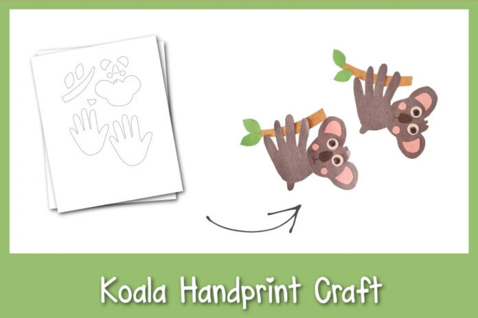 Fun Handprint Koala Craft | Fun Family Crafts