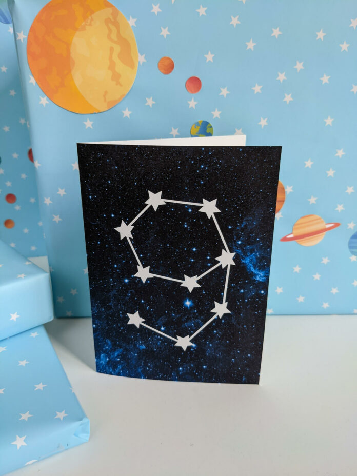 All Ages! Outer Space Birthday Card Printable PDF for a Space Party Theme