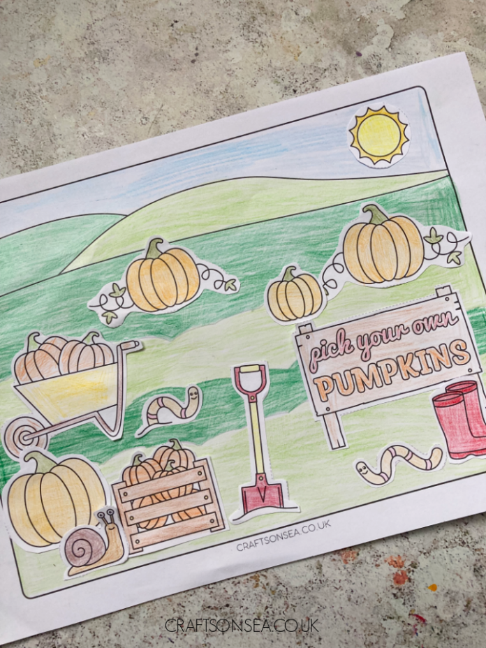 pumpkin patch craft printable