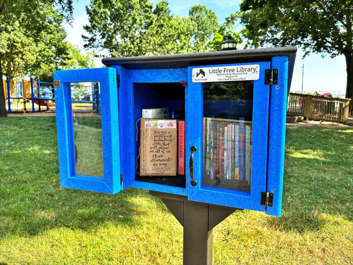 Use the Tombow Xtreme Adhesive to create a blind date with a book! After that drop it off at a Free Little Library. #tombow #book