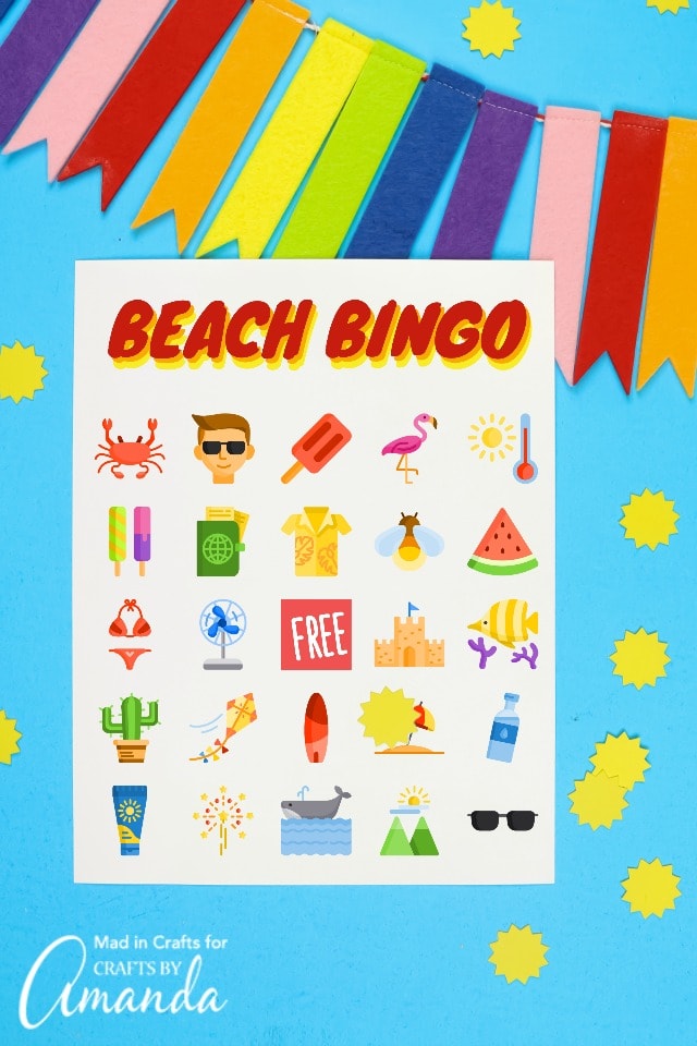 Beach Bingo | Fun Family Crafts