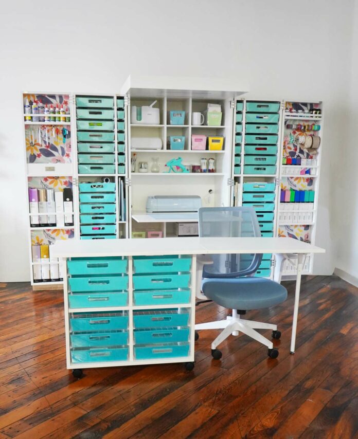 DreamCart a craft storage collapsable desk.