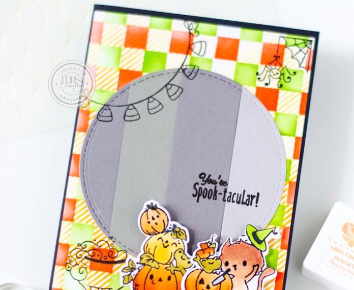 Anushree Vaish: Halloween card | LDRS