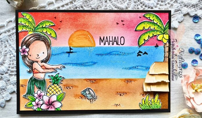 Kraftempress: Mahalo card