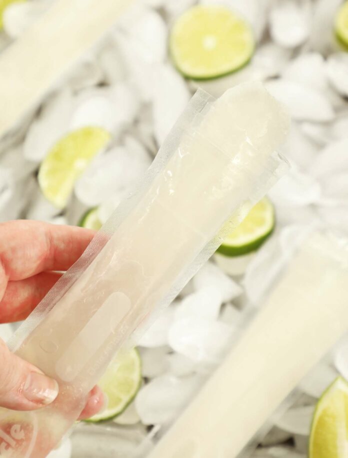 Margarita freeze pops