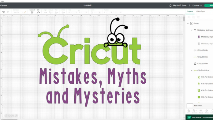 Cricut mistakes Cricut mistake