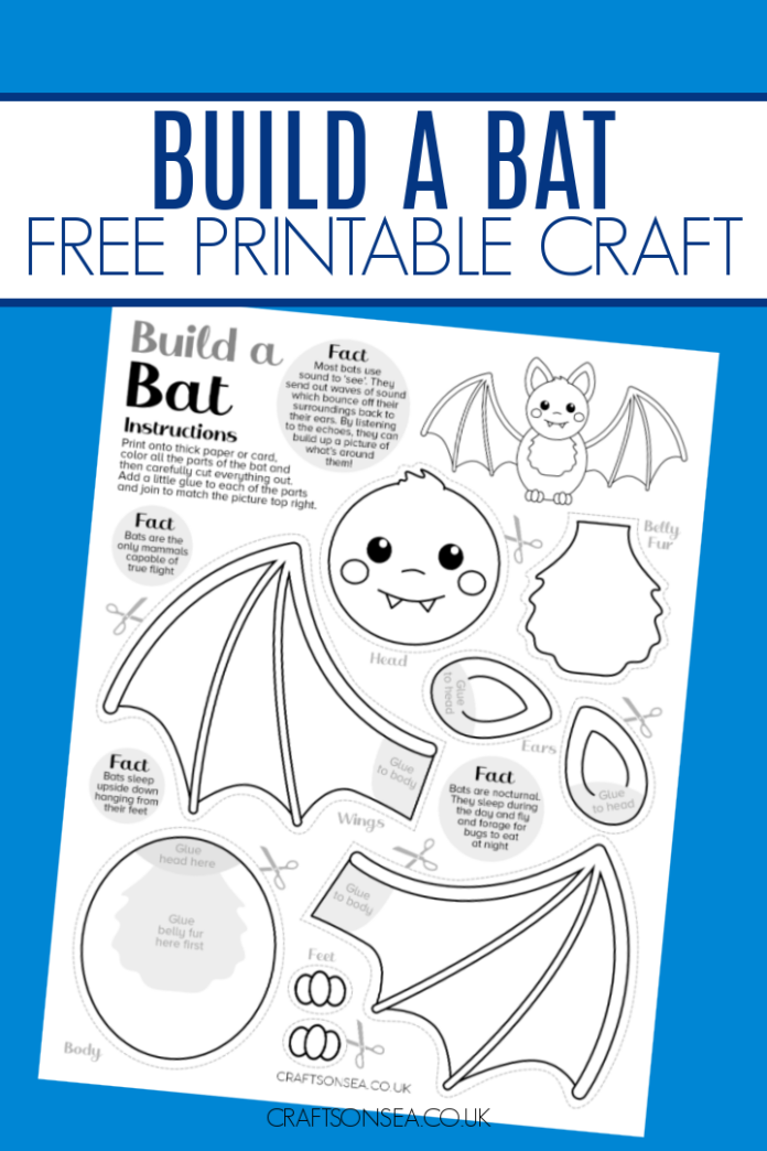 build a bat craft free printable