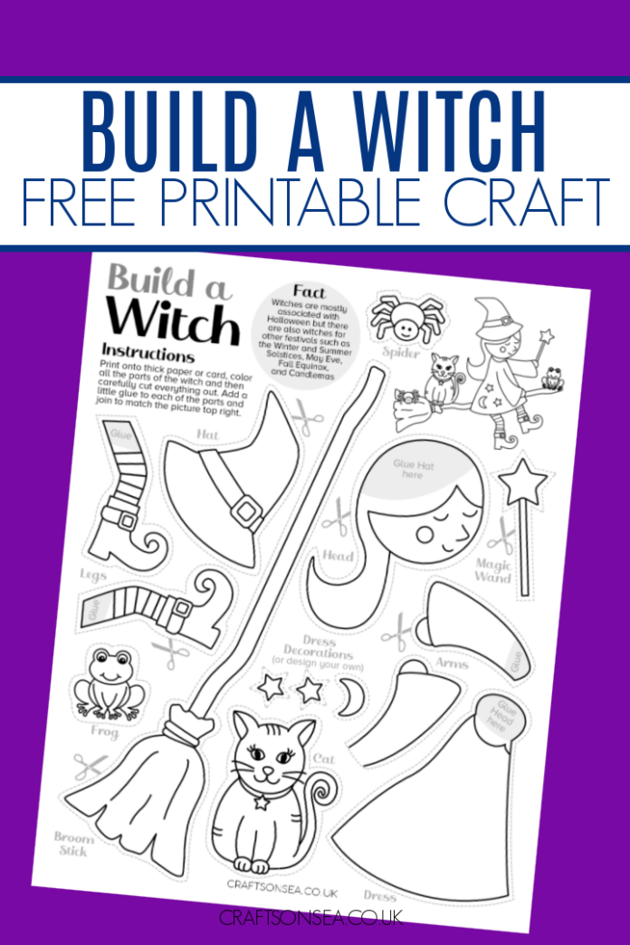 build a witch craft printable