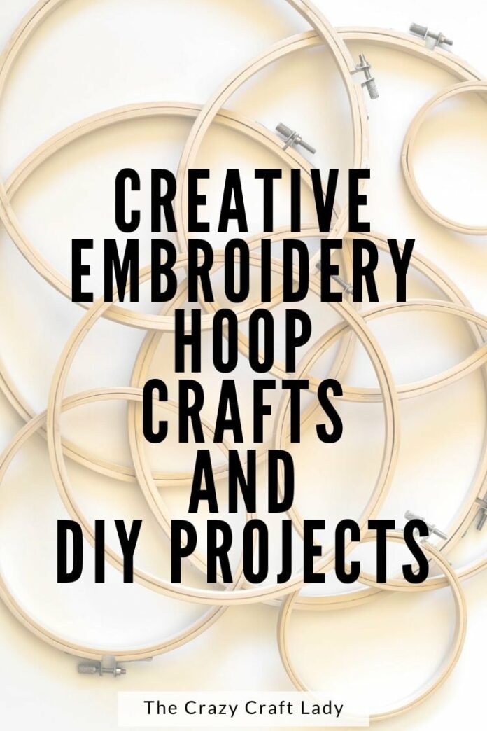 creative embroidery hoop crafts and diy projects