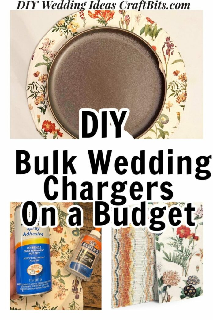 DIY Bulk Wedding Chargers On A Budget — CraftBits.com