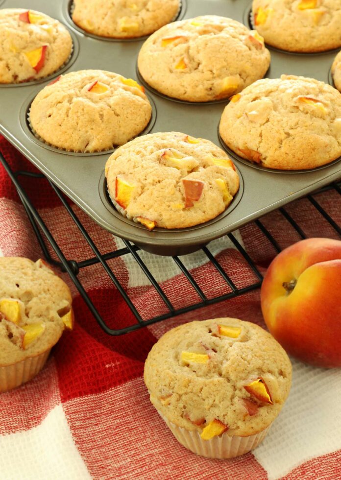 Peach muffin recipe